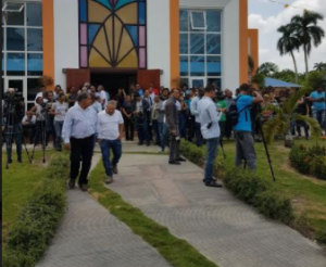 Iglesia San Antonio de Padua donde se espera la llegada del cadáver de Emely