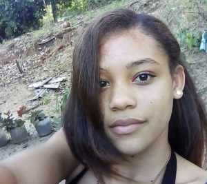 La adolescente María Joaquina García, quien fue asesinada por su pareja.