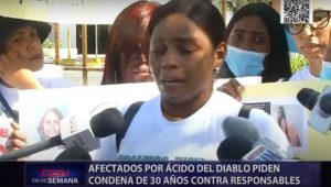 Protestan afectados “por ácido del diablo”