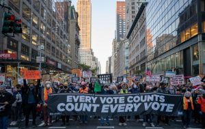 Protestas en Nueva York